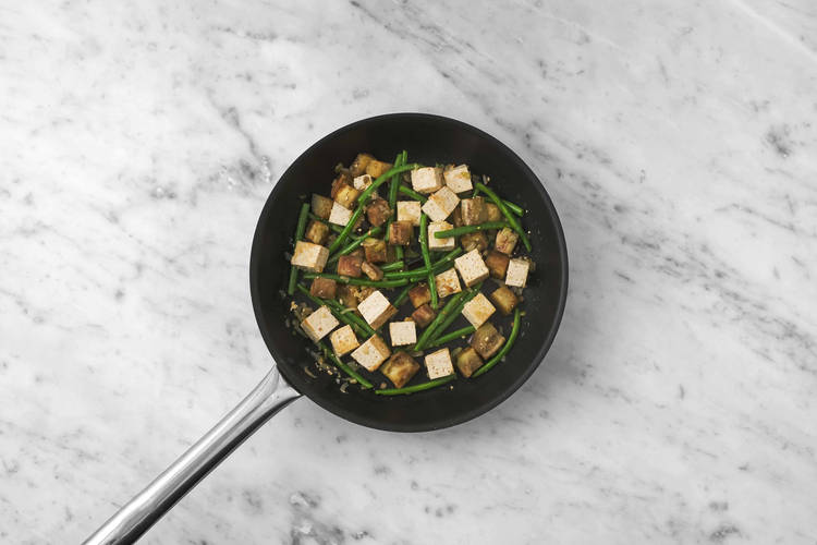 Steg grøntsager og tofu