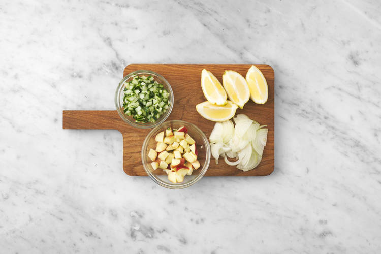 Forbered grønnsaker