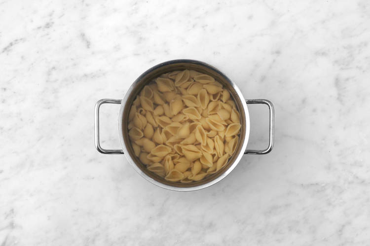 Pâtes en ébullition