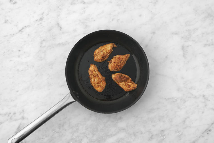 Cook the chicken