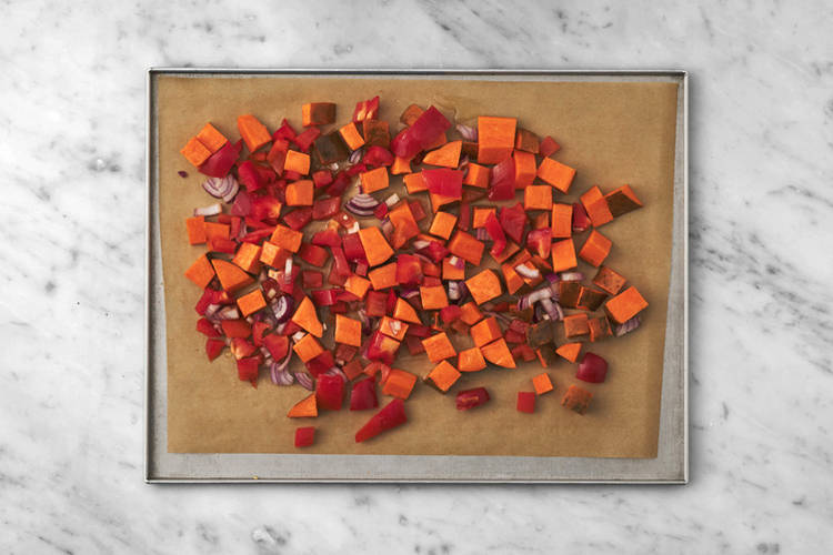 Roast the veggies 