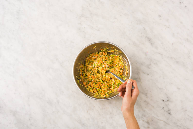 Make the fritter mixture