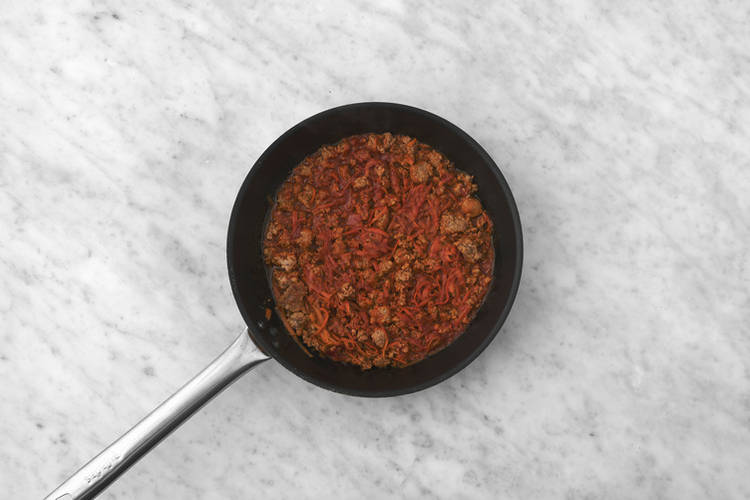 Cook the veggie mince