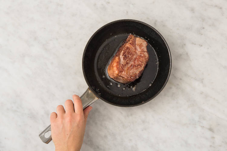 Cook the steak 