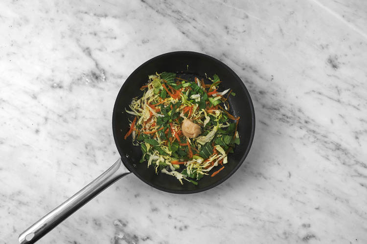 Cook the veggies & chicken