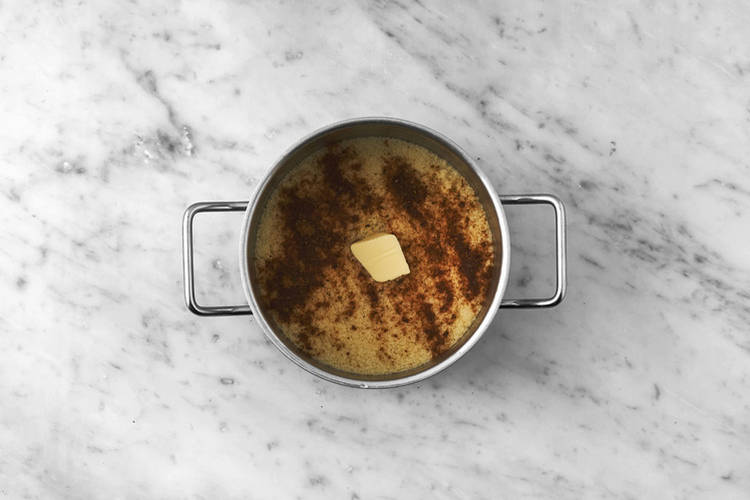 Cook the couscous 
