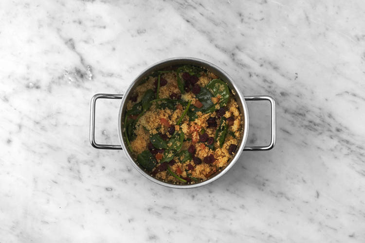 Finish the couscous