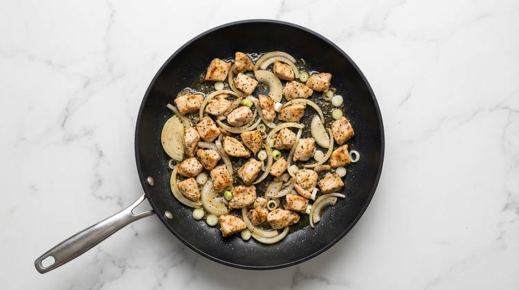 Cook Chicken & Onion