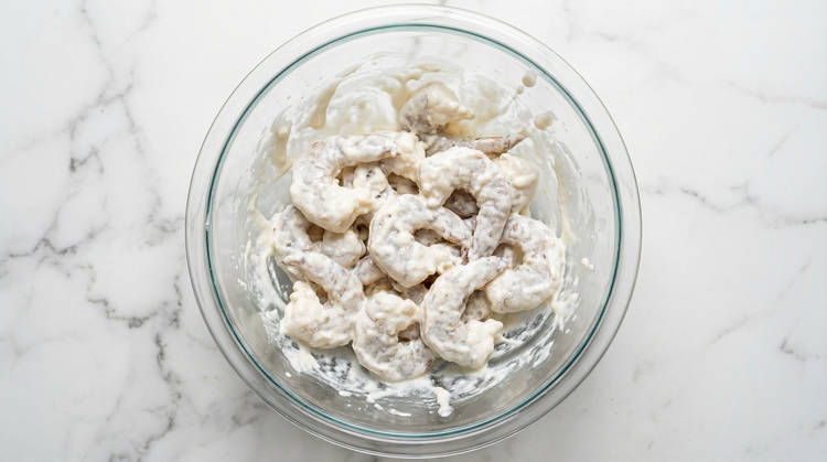Make Batter & Coat Shrimp
