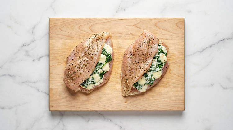 Make Filling & Stuff Chicken