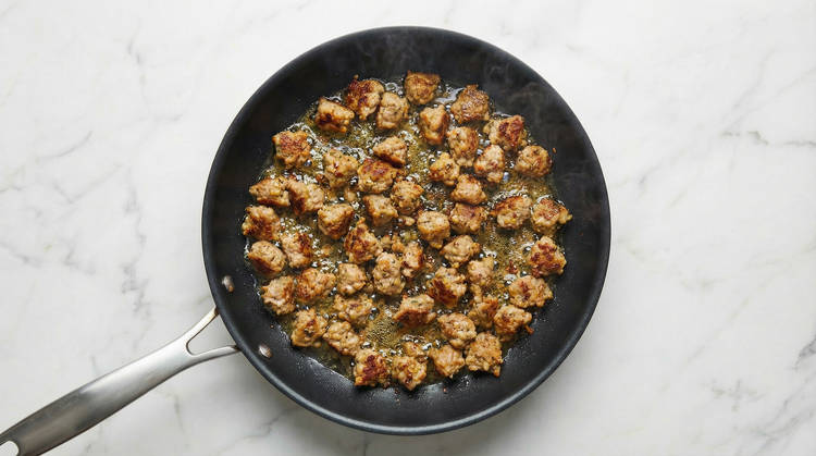 Cook Zucchini & Sausage