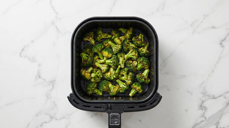 Air-Fry Broccoli & Trout