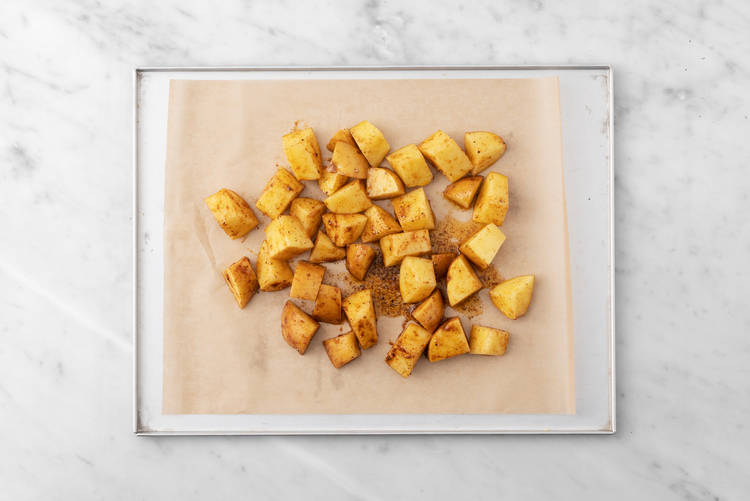 Roast potatoes