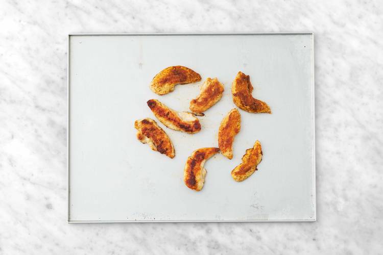 Préparer et cuire le poulet