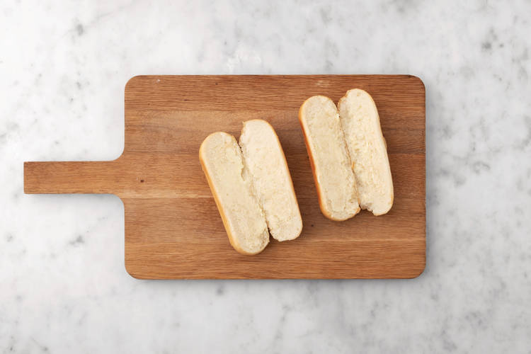 Toast the buns