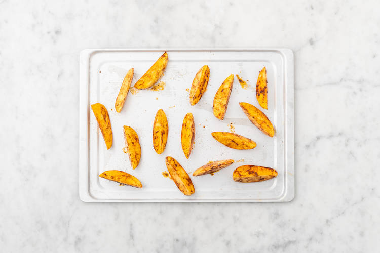 Make the Peri Peri Wedges