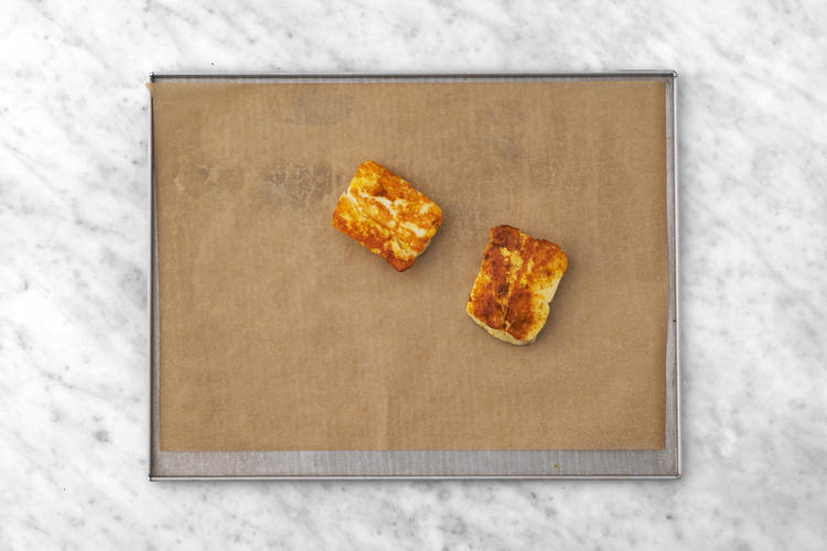 Fry the Halloumi Steaks