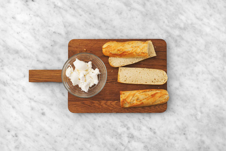 Prep the Bread and Mozzarella