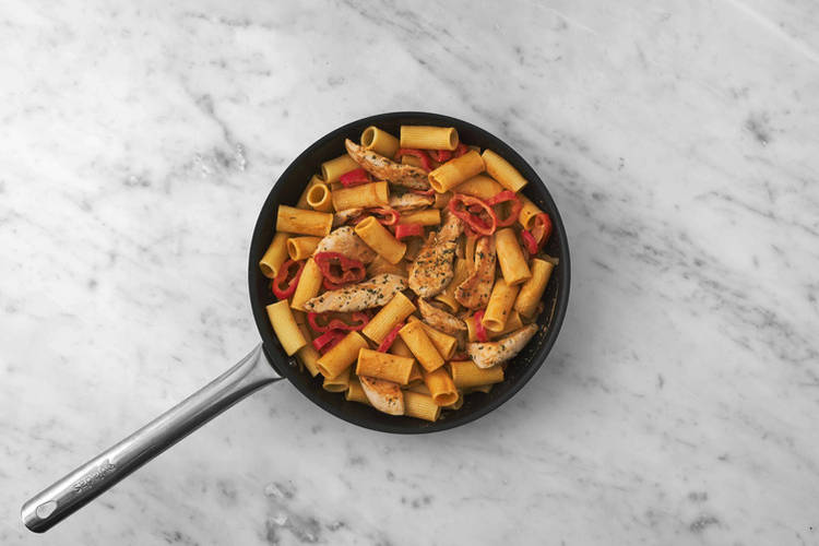 Pasta vollenden