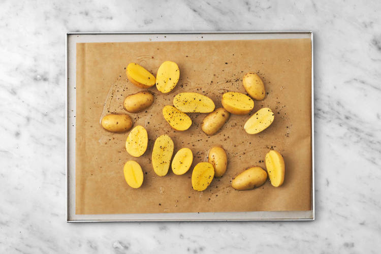 Kartoffeln rösten