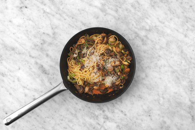 Mix in the Pasta