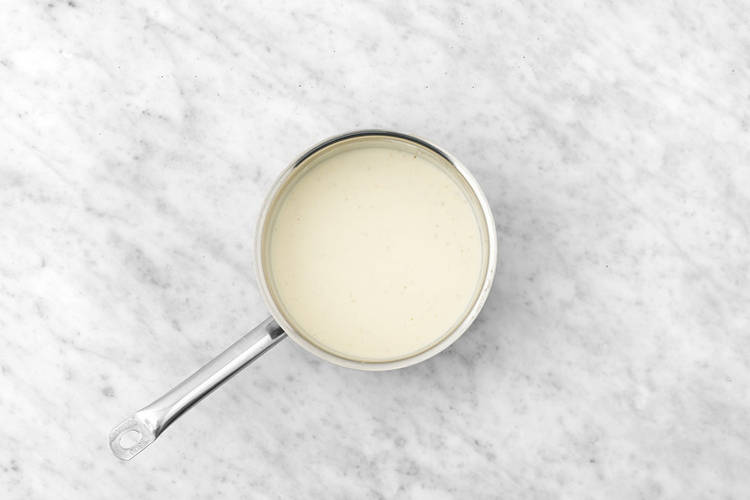 Make the béchamel sauce