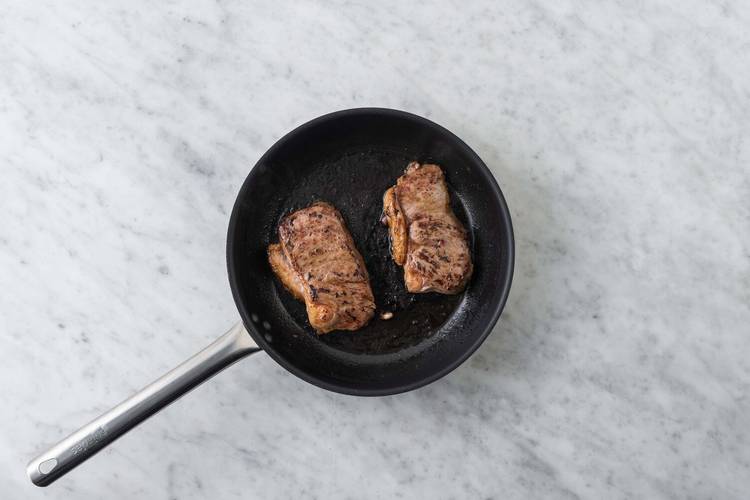 Steak bakken