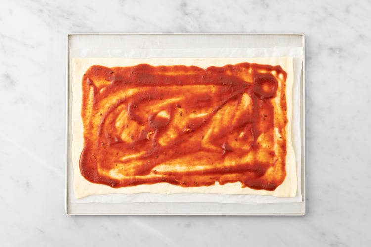 Pizza voorbereiden