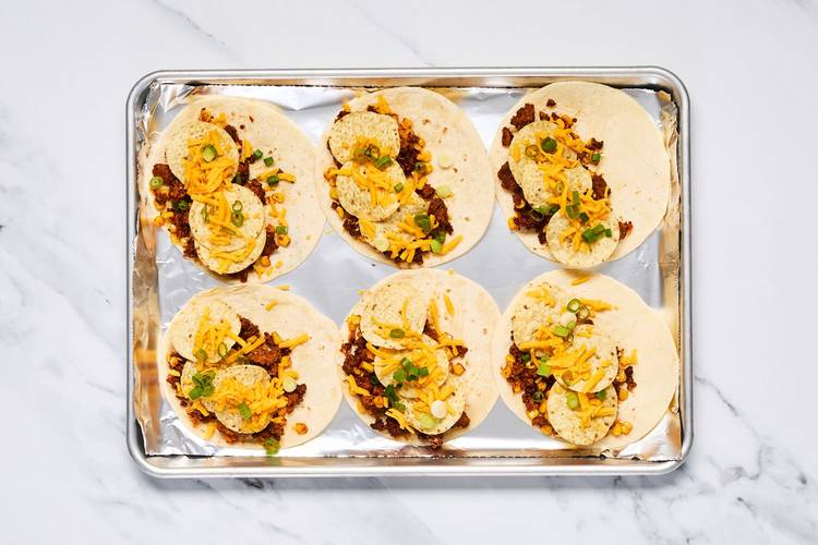 Assembler les quesadillas