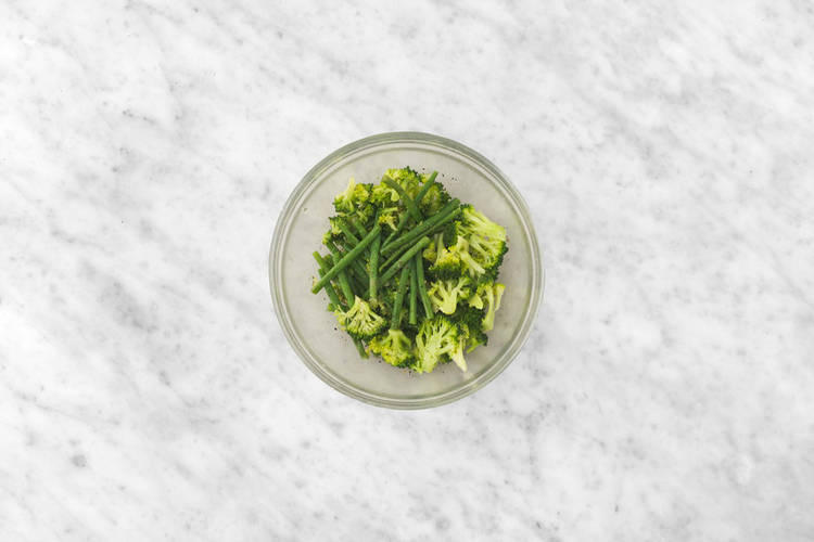 Steam the veggies