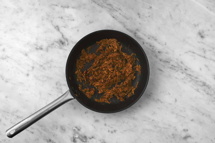 Cook the prawns