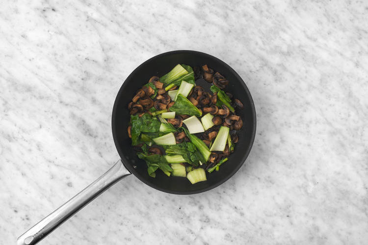 Cook the veggies