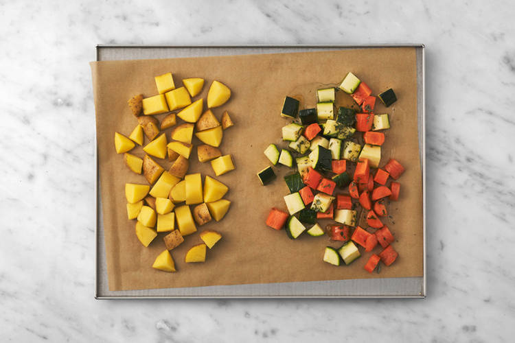 Roast the veggies 