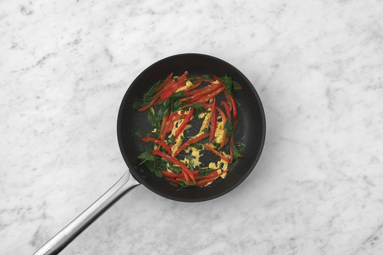 Cook the veggies