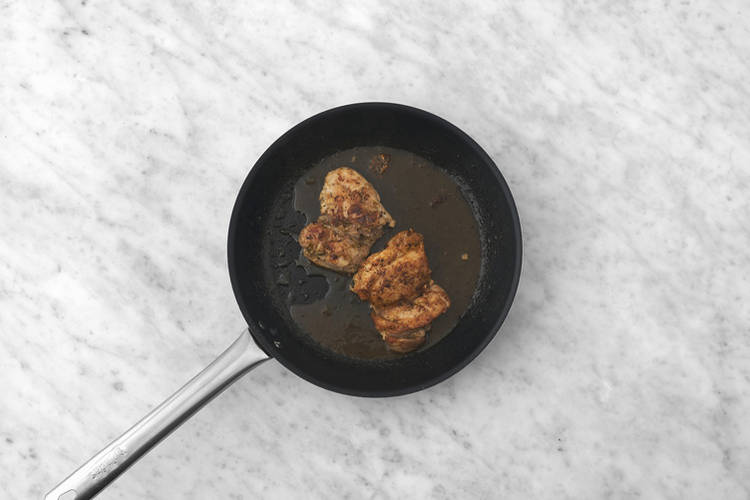 Cook the haloumi