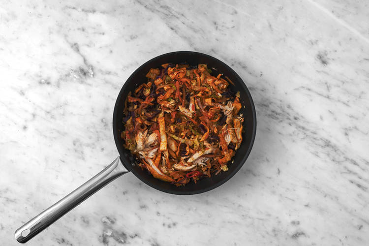 Finish the kottu roti