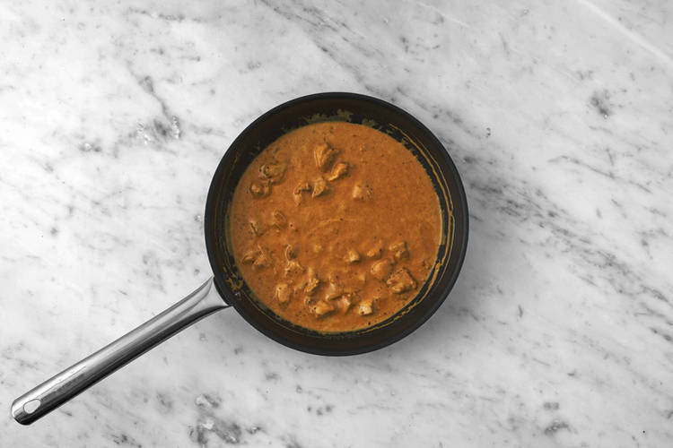 Make the korma curry