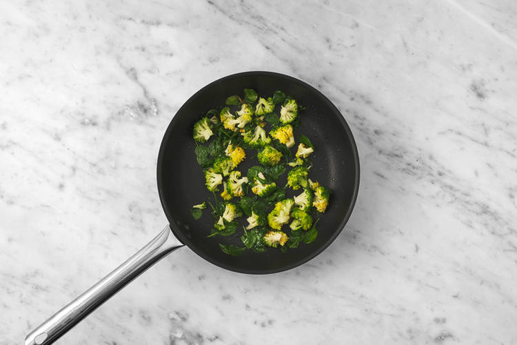 Cook the veggies