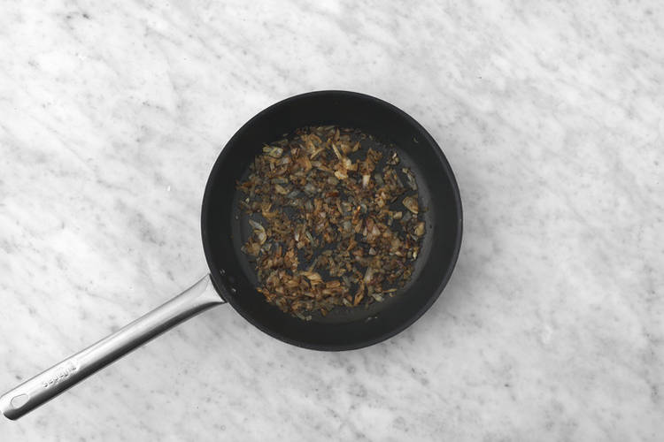 Cook the onion