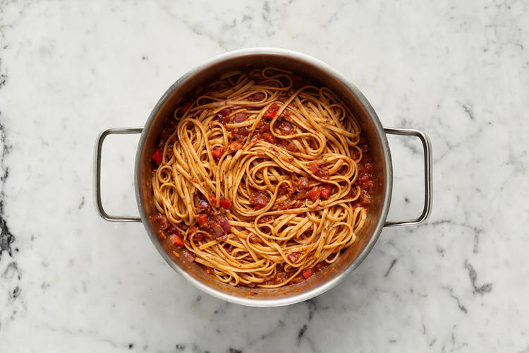 Terminer la peperonata