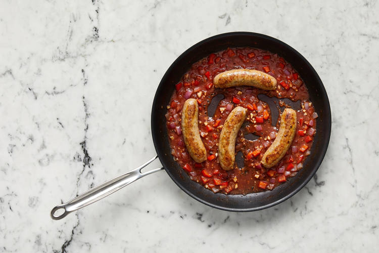 Commencer la peperonata