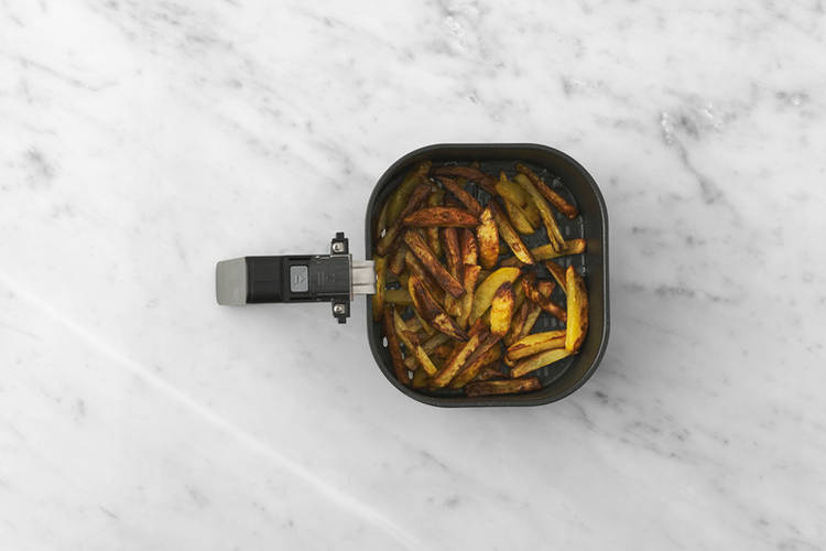Bake the fries