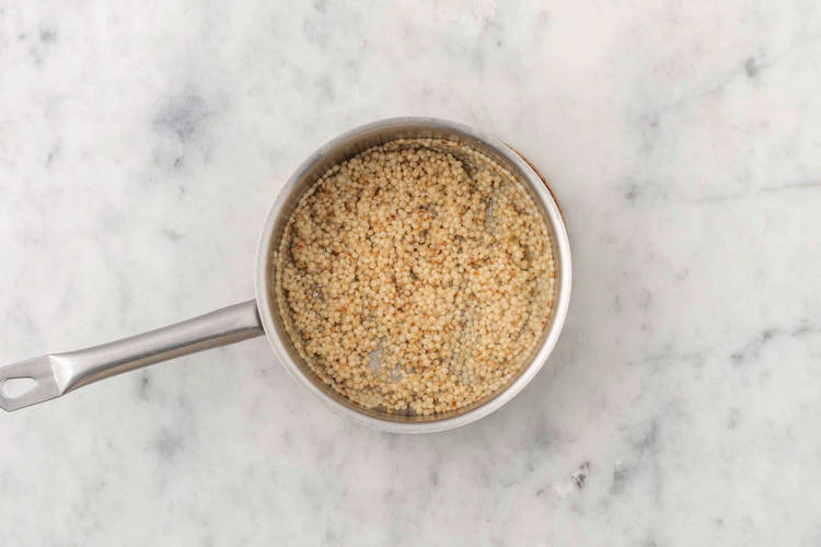 Cook the couscous