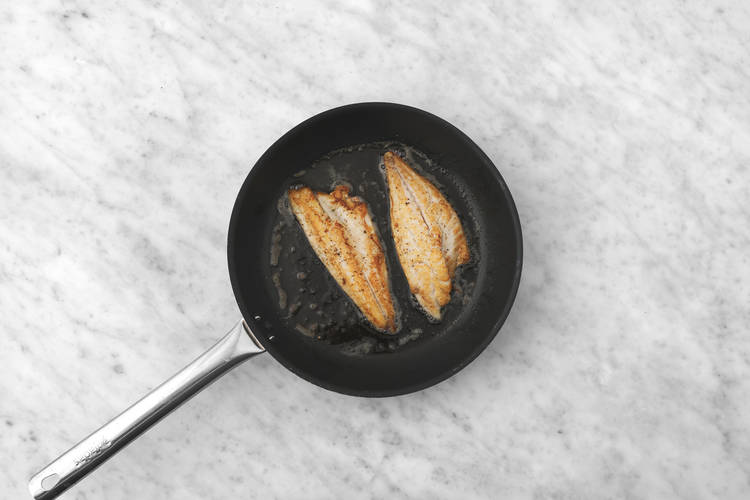 Cook the salmon