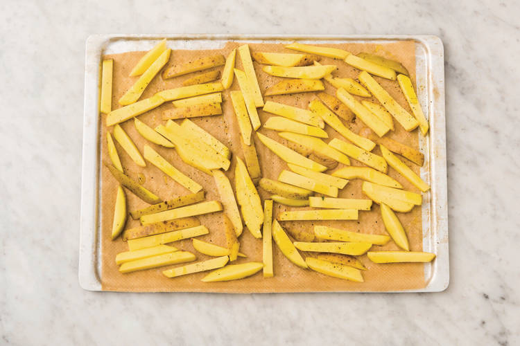 Bake the fries