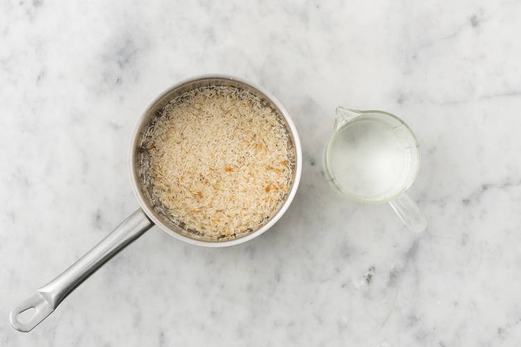 Prep your Garlic Rice