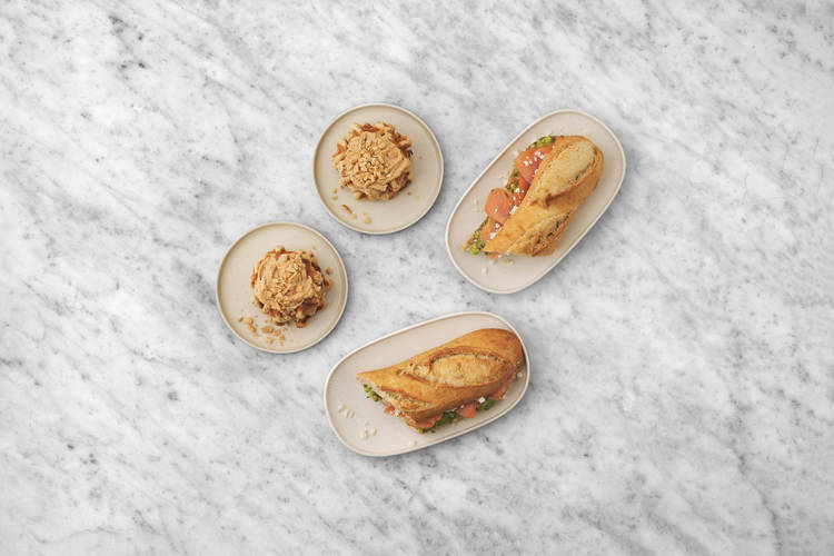 Assemble the Waffles and Serve