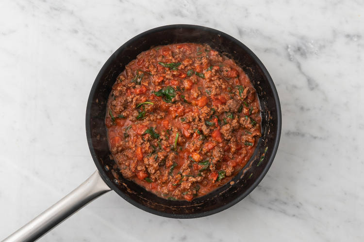 Terminer la sauce