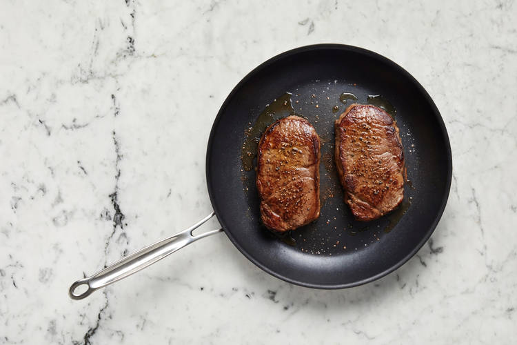 Cook steaks