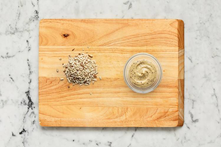 Préparer les amandes et le tilapia